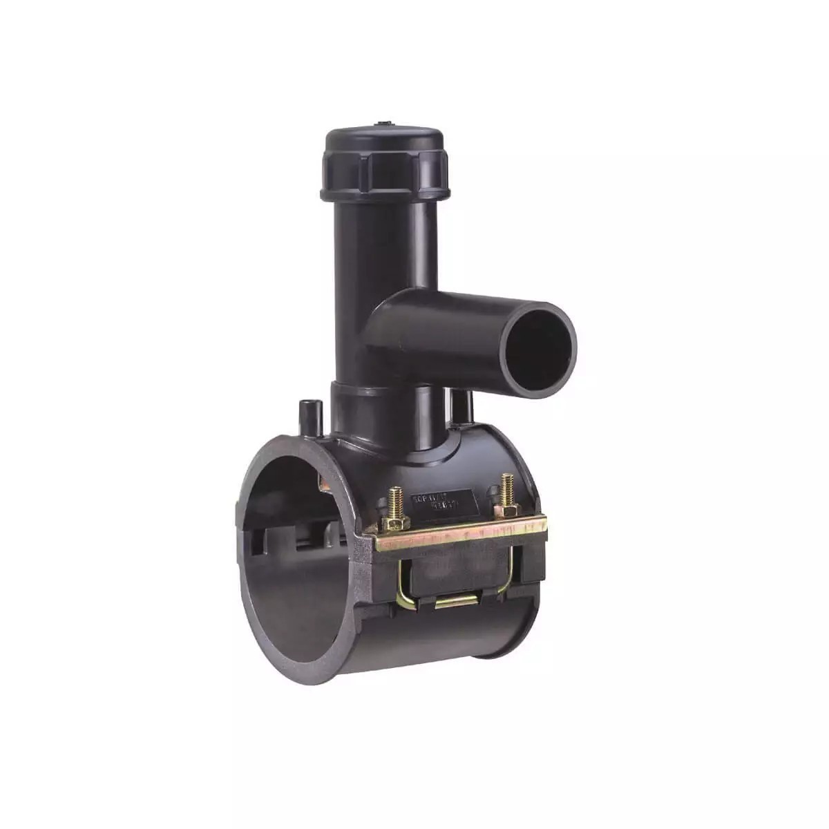 Teu cu colier electrofuziune, Ø63 x Ø32 mm, PN16, pentru bransament