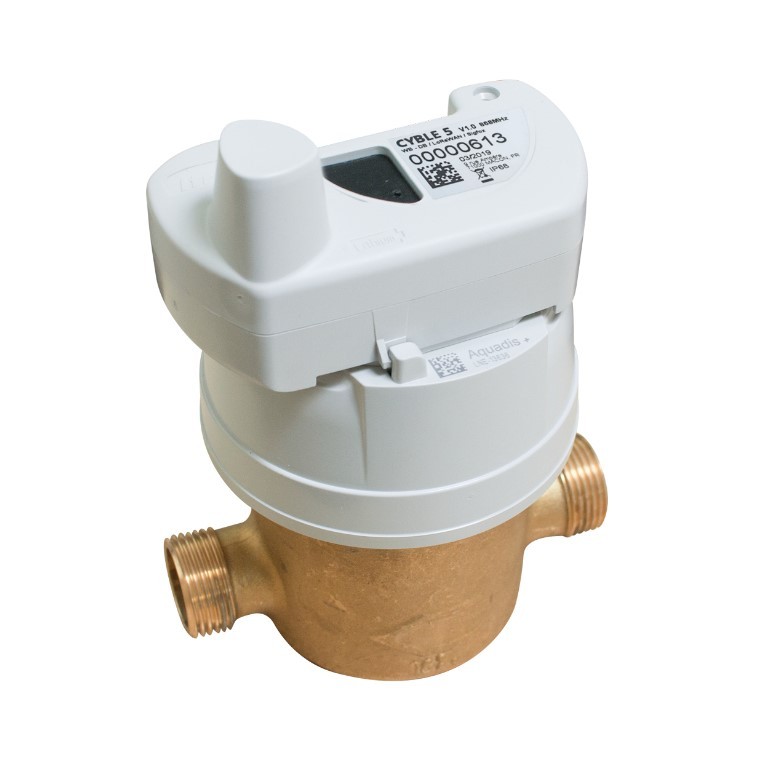 Apometru apa rece monojet, Flodis DN15, Q3. 2.5 mc/h, R160, LN 115 mm, echipat cu modul radio Cyble AnyQuest Enhanced pentru transmitere la distanta,