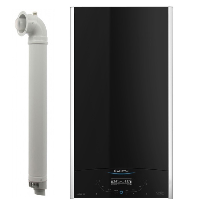 Centrala termica pe gaz in condensare Ariston Alteas One + Net 35 kW, schimbator de caldura brevetat XtraTech, functii Auto, Confort, Ingrijire si