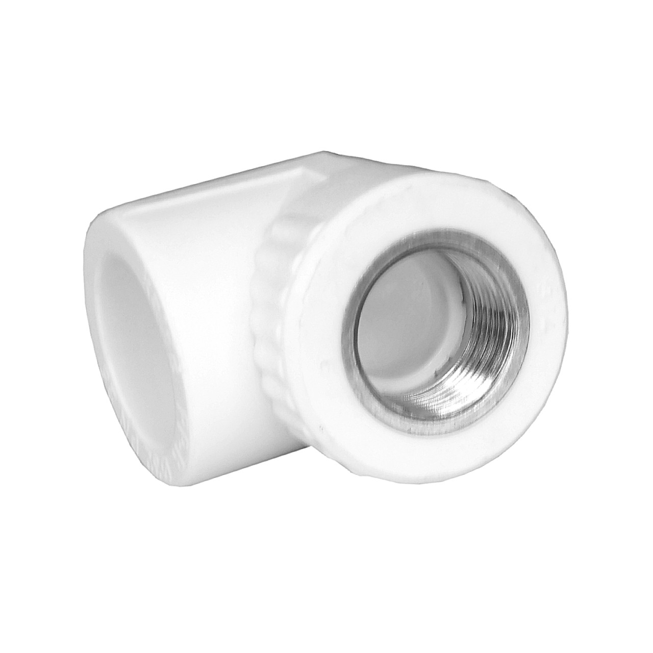 Cot teava PPR alb, Ø 20mm - 1/2I, 90 grade, PN25