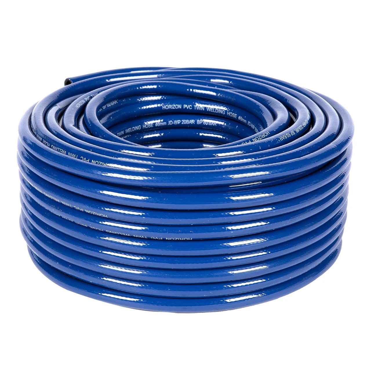 Furtun gaz albastru, cu insertie material, GF-0090