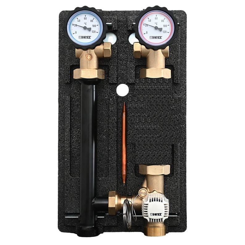 Grup pompare Pumpfix Constant HERZ, DN 25, kvs 4 mc/h, fara pompa, 1451078