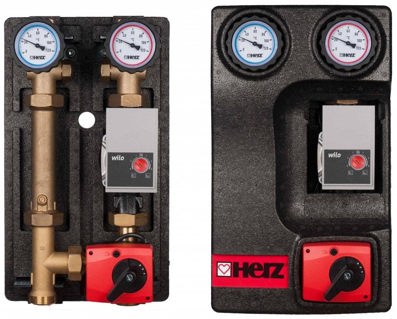 Grup pompare Pumpfix Mix HERZ, 10 kw, DN 25, cu pompa