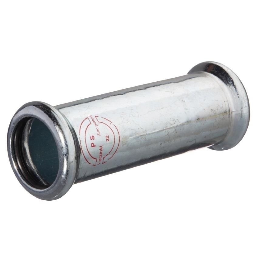 Mufa alungita PCC PRESS, otel carbon, Ø28 mm