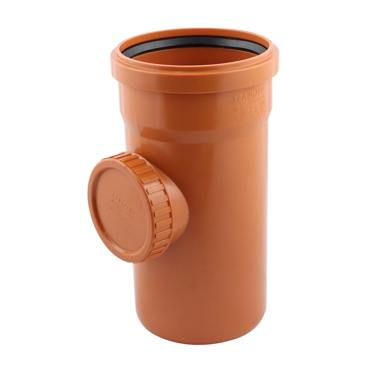 Piesa curatare PVC, cu inel, Ø 200 mm
