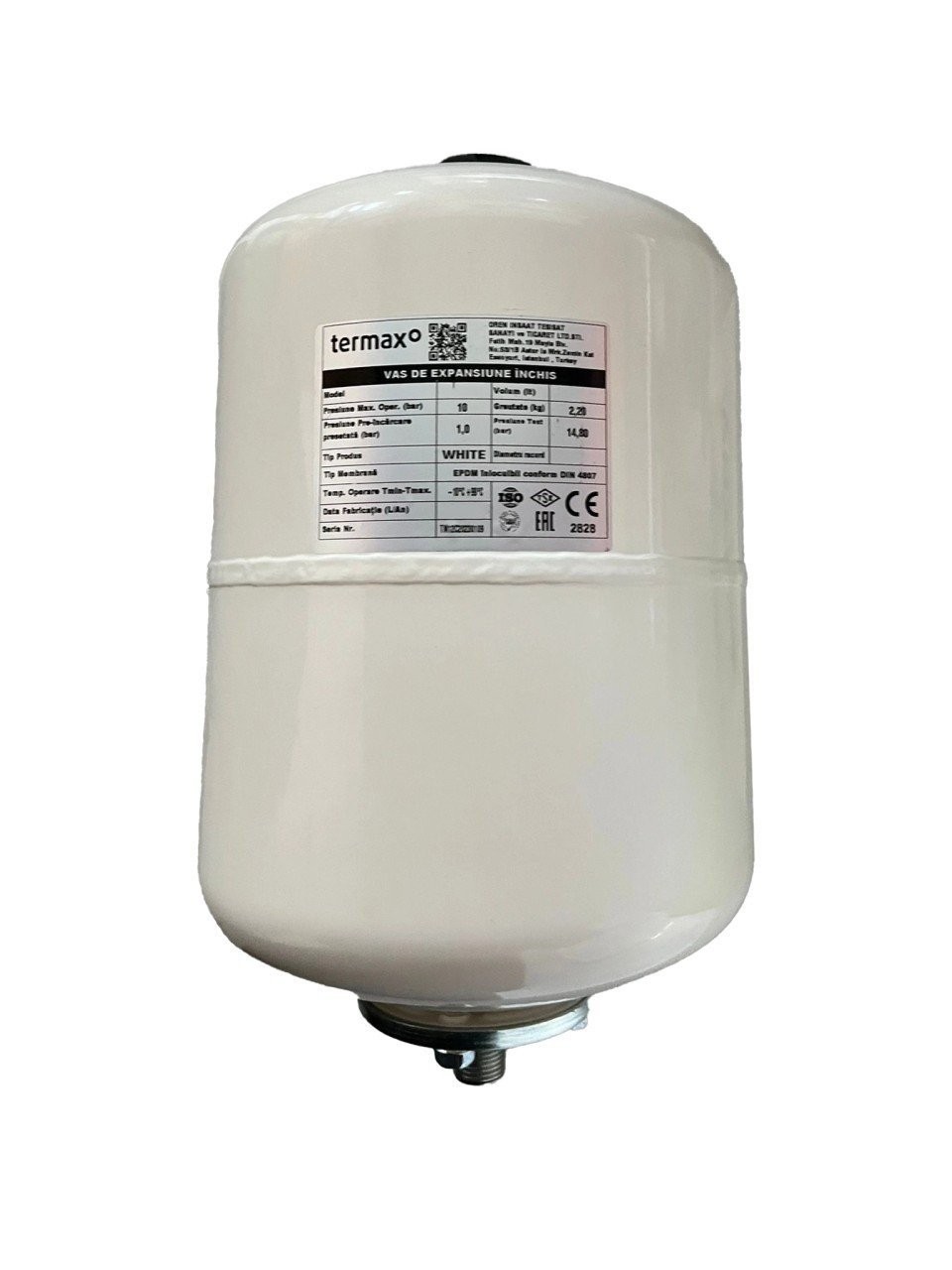 Vas expansiune 24 litri Termax pentru instalatii sanitare, Ø 260 mm, 1"