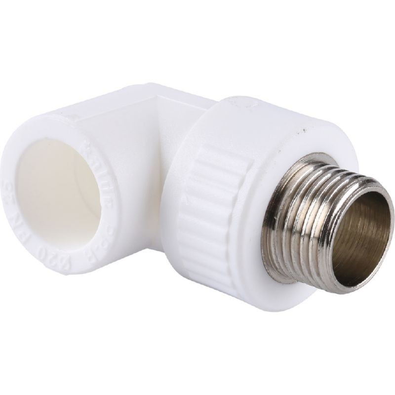 Cot teava PPR alb, Ø 25mm - 1/2E, 90 grade, PN25