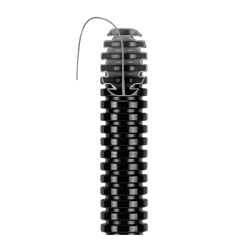 Tub copex GEWISS, Ø20 mm, cu fir de tragere, Negru