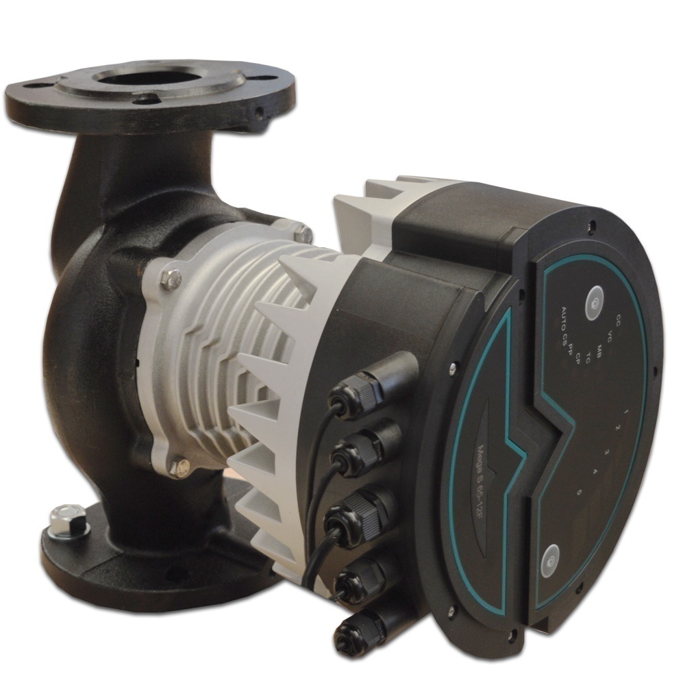 Pompa de recirculare electronica KOPH MEGA S 50-12F, racord 2", cu flansa, 600 W, debit nominal 29 m³/h, distanta dintre flanse 280 mm, IPX4D,