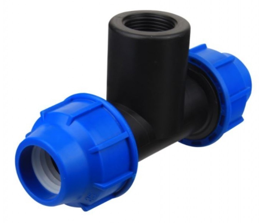 Teu PEHD, Ø63 - 2 I - 63 mm, PN16