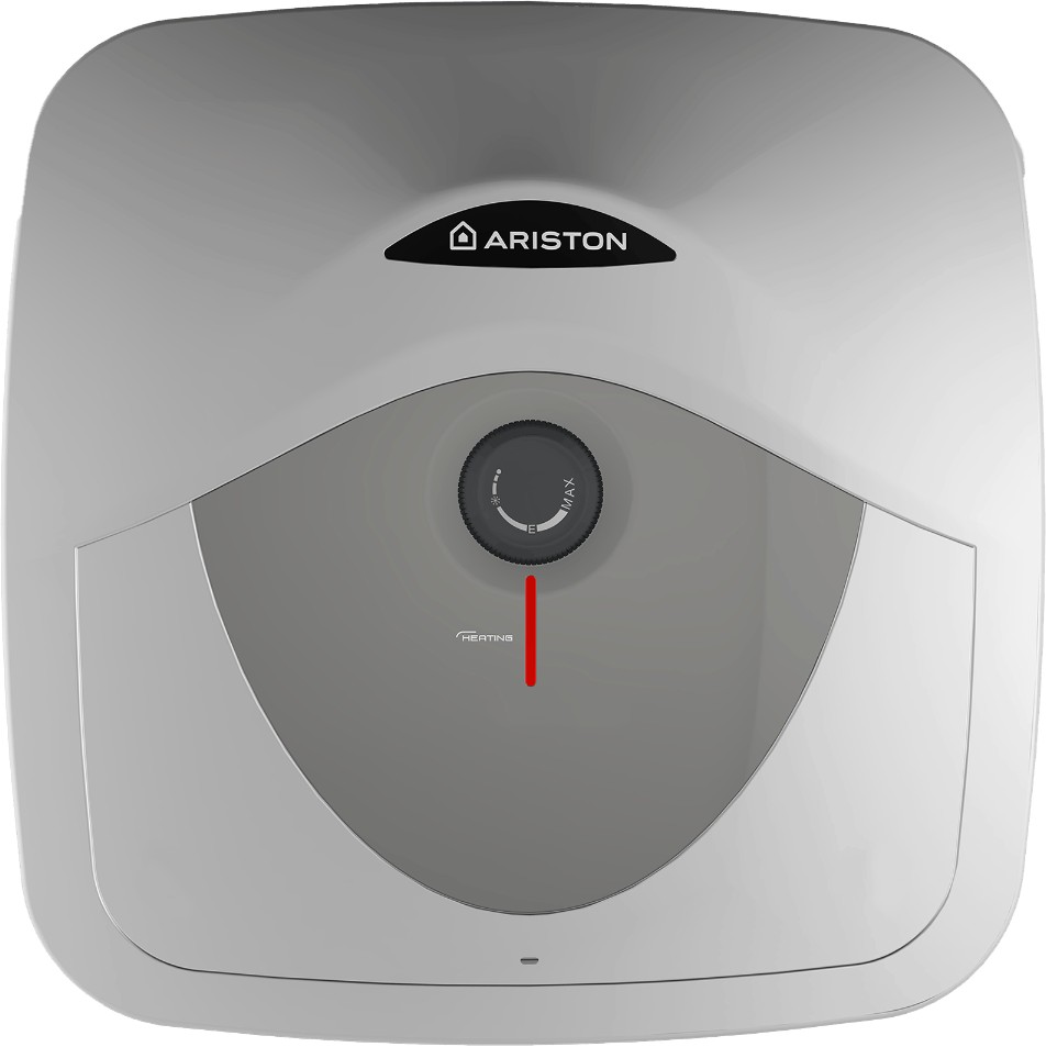 Boiler electric Ariston Andris RS 15 EU, 15 litri, 1200 W, montaj deasupra chiuvetei, control mecanic