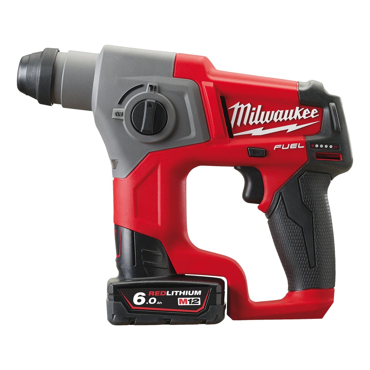 Ciocan rotopercutor SDS-Plus subcompact M12 FUEL™ Milwaukee M12CH-602X, 2 x M12 B6 acumulator, C12 C, incarcator