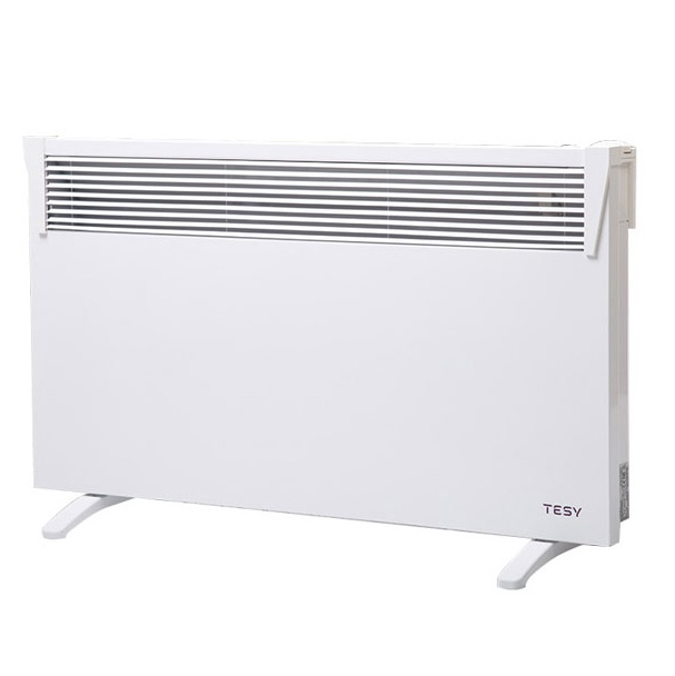 Convector electric de pardoseala TESY CN 03 100 MIS, 1000 W, cu control mecanic, termostat reglabil, Alb