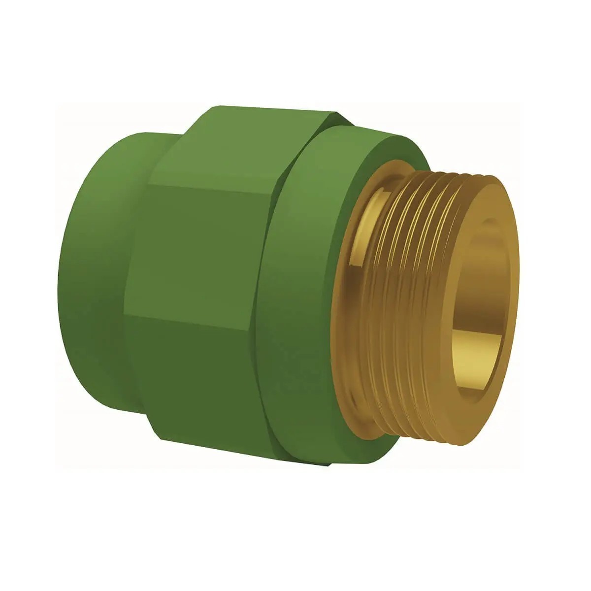 Mufa teava PPR, Ø 25 - 3/4 E, PN25, verde