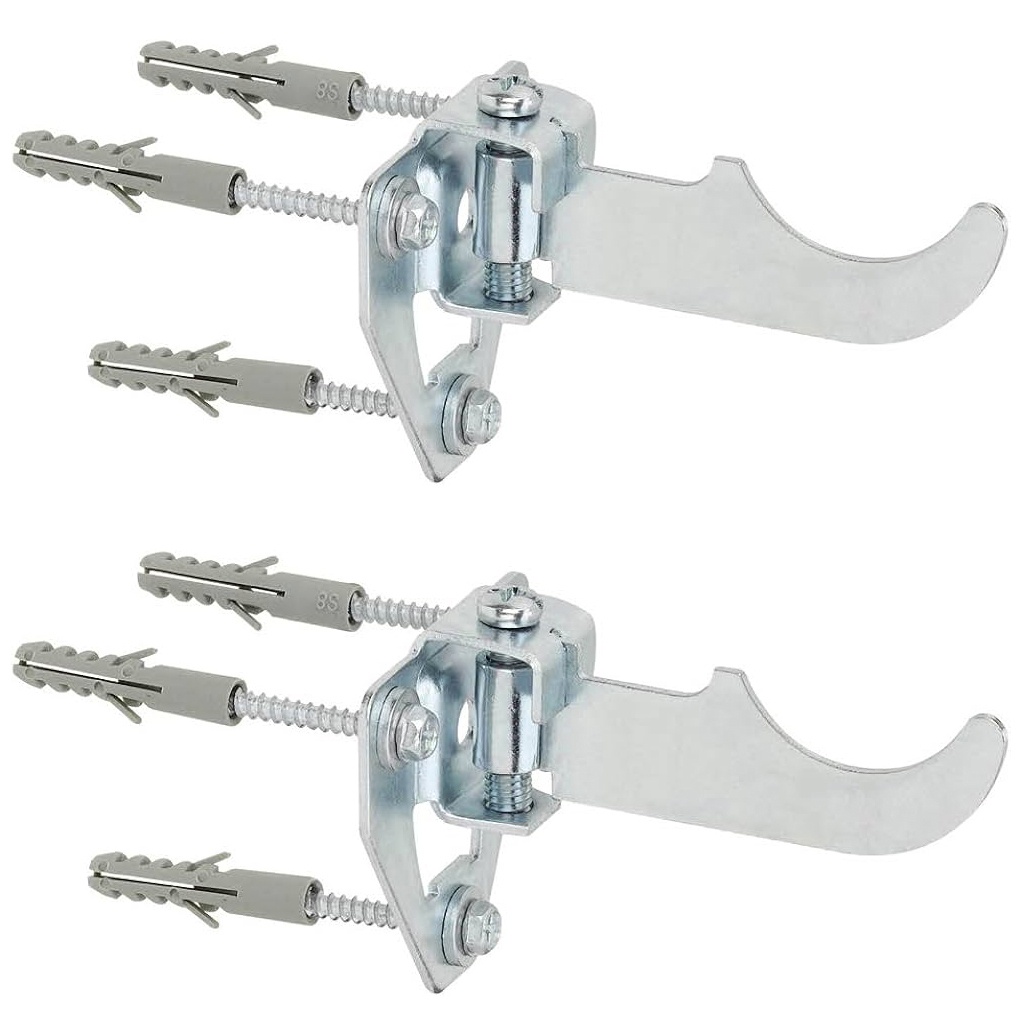 Set 2 bucati suport triunghiular reglabil 95 mm pentru calorifer aluminiu