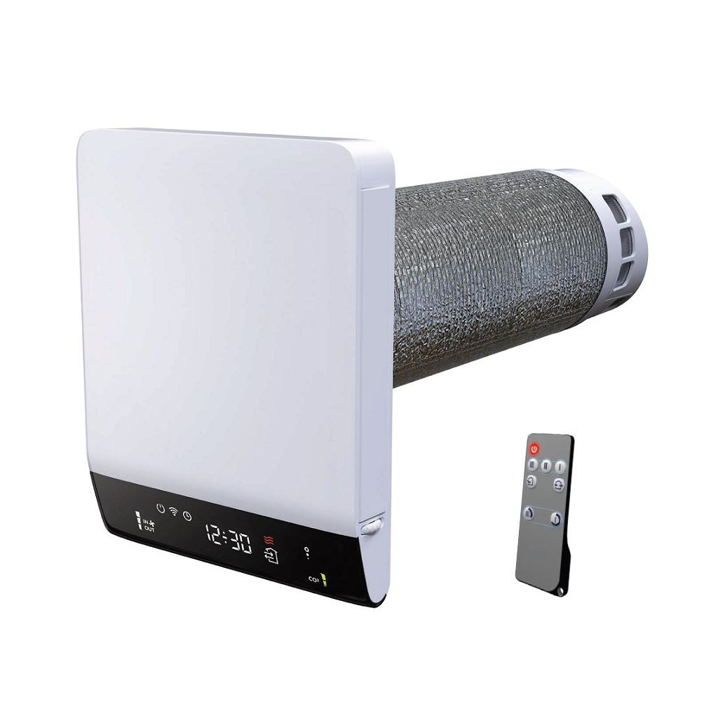 Ventilator cu recuperator de caldura, cu telecomanda, Breezy 160-E Smart