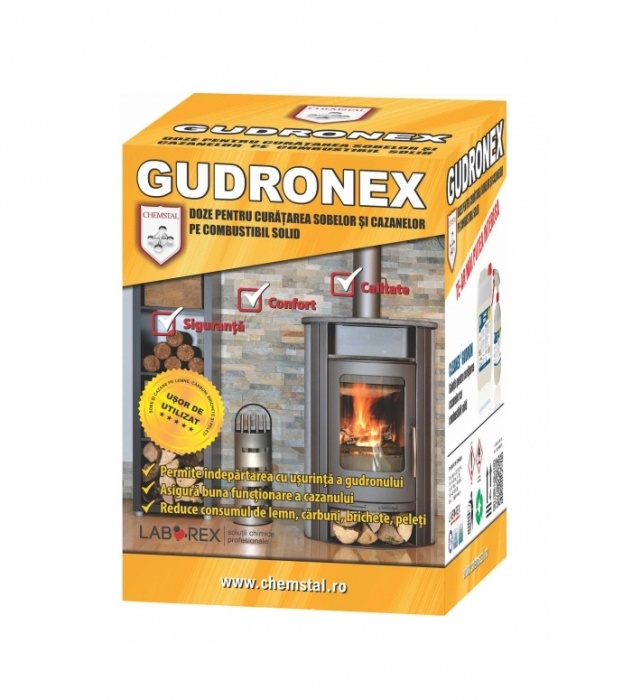 Agent curatare sobe si cazane cu lemn, Gudronex