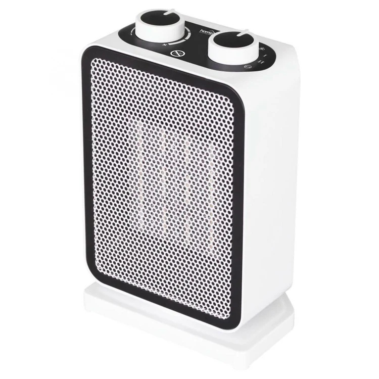 Radiator ceramic Home FK 51,1500 W, 2 trepte de putere, alb