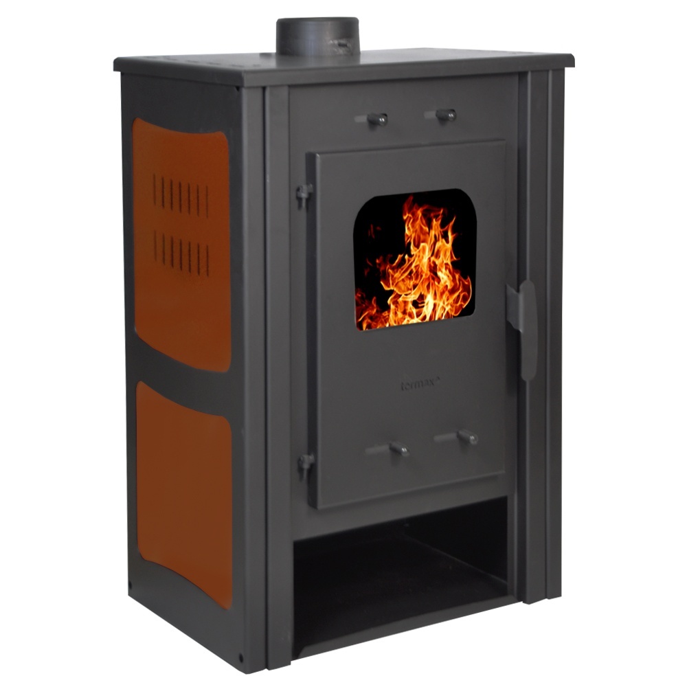 Soba pe lemn Termax Haiduc, 7.02 kW, randament 85.74%, 45 m², Maro
