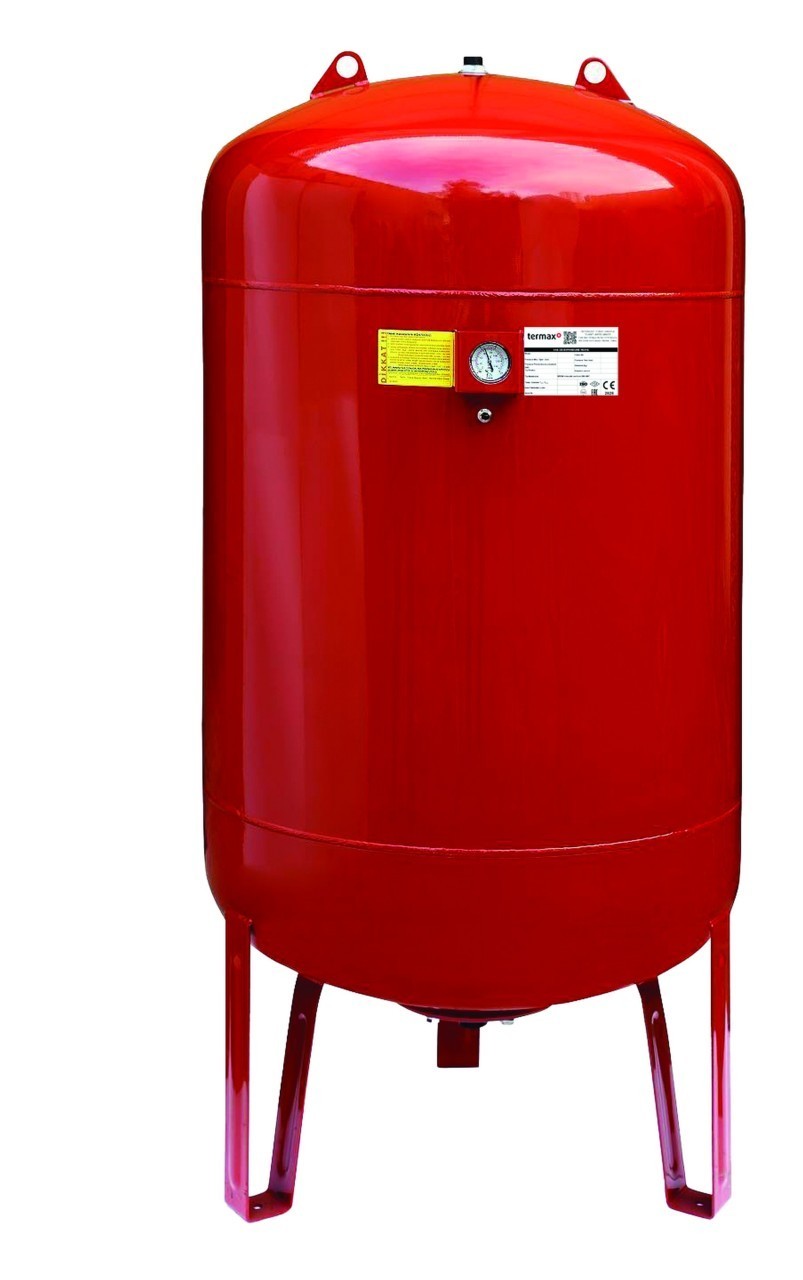 Vas expansiune 100 litri Termax cu manometru pentru instalatii de incalzire, Ø 460 mm, 1"