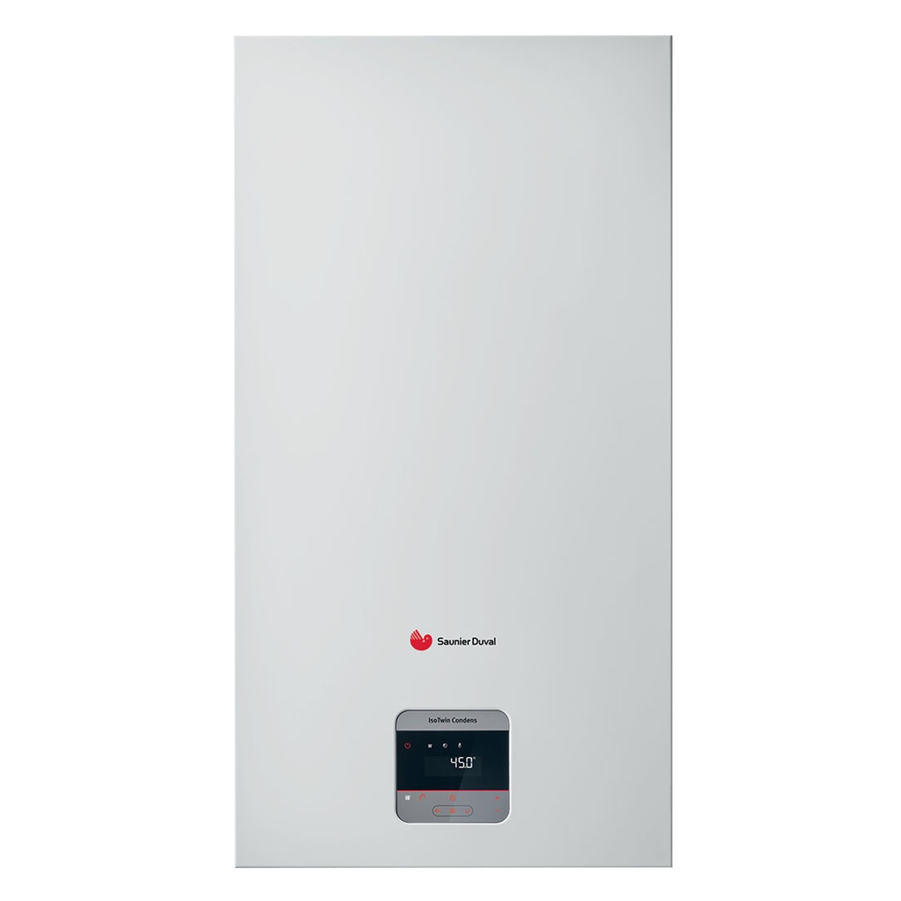 Centrala termica pe gaz/GPL in condensare Saunier Duval IsoTwin Condens T35, 35 kW, cu boiler incorporat 42 litri, clasa energetica A, kit evacuare