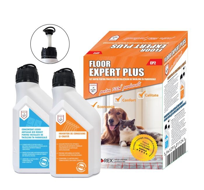 Kit rapid pentru protectia instalatiilor de incalzire in pardoseala Floor Expert Plus