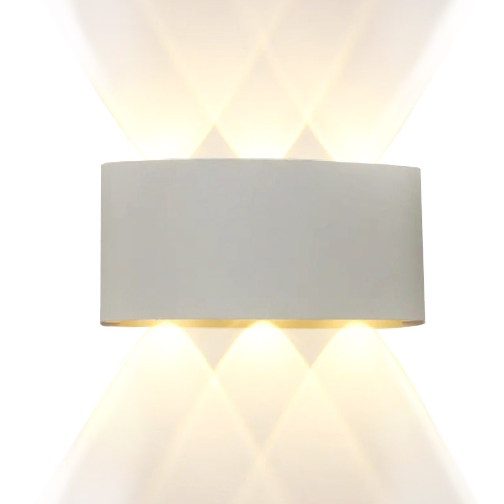 Aplica cu led, exterior, lumina calda, 2056/3 (Alb)
