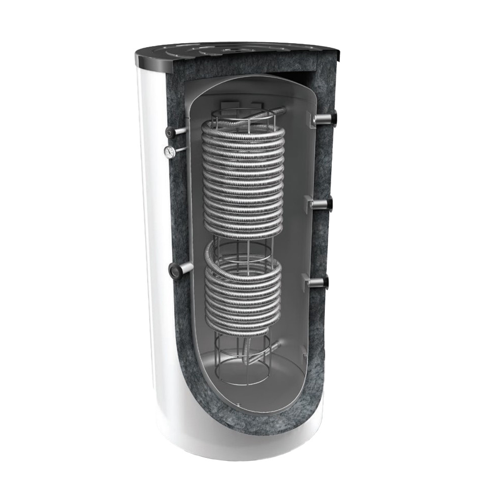 Boiler stativ igienic Tesy V 10 S 1000 99 HYG5.5 HE, cu o serpentina, 1000 litri, pentru producerea si depozitarea apei calde