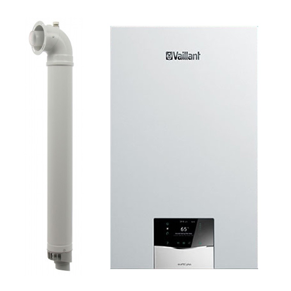 Centrala termica pe gaz in condensare Vaillant ecoTEC plus VU 35CS / 1-5, 34.8 kW, doar incalzire, Kit de evacuare inclus