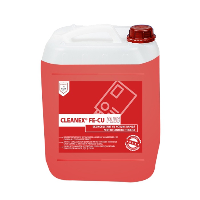 Dezincrustant cu actiune rapida centrala termica CLEANEX FE-CU PLUS, 5 kg