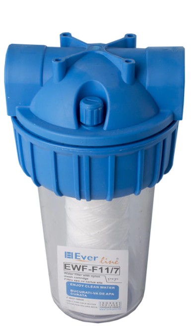 Filtru EVERLINE pentru apa si cartus bumbac 7", iesire 3/4"