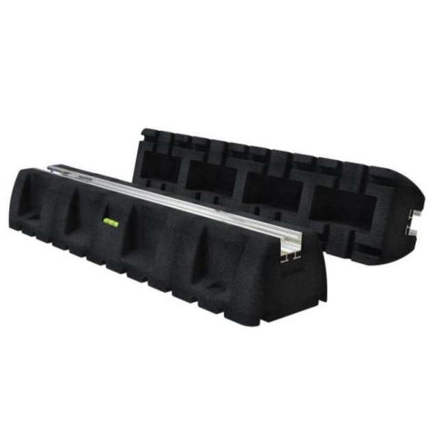 Suporti antivibratii pentru pompa de caldura, 600 mm, cu profil de aluminiu, suruburi de prindere incluse