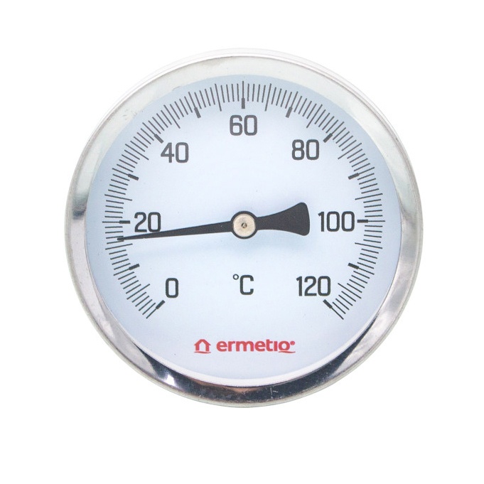 Termometru axial Ermetiq D63, Teaca 5 cm, BAR-T6350