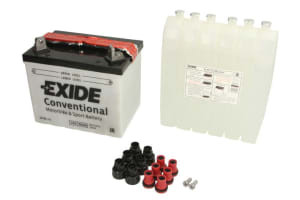 Baterie Acid/Dry charged with acid/Starting EXIDE 12V 30Ah 300A R+ Maintenance electrolyte included 196x130x180mm Dry charged with acid U1R-11