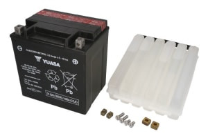 Baterie AGM/Dry charged with acid/Starting YUASA 12V 31,6Ah 400A R+ Maintenance free electrolyte included 166x126x175mm Dry charged with acid YIX30L-BS fits: BMW K 350-110