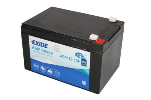 Baterie AGM EXIDE 12V 12Ah 150A Maintenance free 150x100x100mm Started AGM12-12F