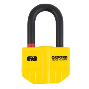Anti-furt disc frână Boss OXFORD colour yellow 168mm x 99mm mandrel 14mm (alarm 100dB)