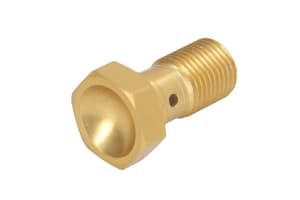Șurub conductă frână M10x1 Brembo, colour: Golden (for 1 pipe)