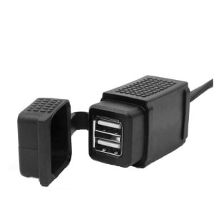 Adaptor bricheta USB Gniazdo USB DC 12-24V; DC 5V/3.1A (cable length: 2 m; Motorcycle)