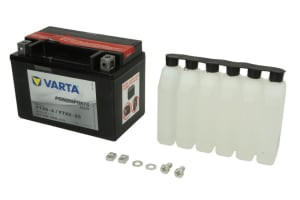 Baterie AGM/Dry charged with acid/Starting VARTA 12V 8Ah 135A L+ Maintenance free electrolyte included 152x88x106mm Dry charged with acid YTX9-BS fits: AEON COBRA 25-1000