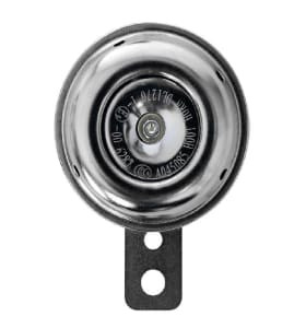Claxon OXFORD (colour chrome, 12V, 1,5A, 105db; fitting with bolt; round)
