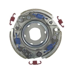 Ambreiaj centrifugal (adjustable diametru 105 mm) compatibil: APRILIA AMICO, GULLIVER, RALLY, SCARABEO, SONIC, SR; BENELLI 491, K2; BETA ARK, CHRONO, QUADRA, TEMPO; ITALJET BAZOOKA 1, BAZOOKA 2 50 1990-2010