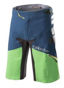 Pantaloni scurți bicycle ALPINESTARS DROP PRO culoare blue/green, mărime 34