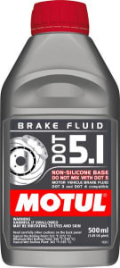 Lichid de frana Motul DOT 5.1, 0,5 L, 100% synthetic, for brakes and clutches. Boiling point 270 ° C
