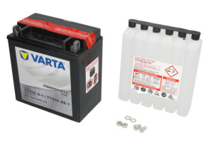 Baterie AGM/Dry charged with acid/Starting (limited sales to consumers) VARTA 12V 14Ah 210A L+ Maintenance free electrolyte included 150x87x161mm Dry charged with acid YTX16-BS-1 fits: SUZUKI BOULEVAR
