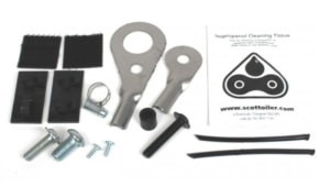 Kit montaj pentru esystem set Scottoiler (colour black/silver, Plastic, 1 pcs)