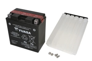 Baterie AGM/Dry charged with acid/Starting YUASA 12V 18,9Ah 270A L+ Maintenance free electrolyte included 150x87x161mm Dry charged with acid YTX20CH-BS fits: HONDA XL 160-