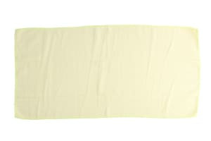 Towel OXFORD (800mmx400mm, colour yellow, textiles, quick-drying)