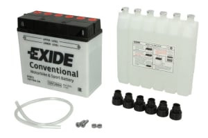 Baterie Acid/Dry charged with acid/Starting (limited sales to consumers) EXIDE 12V 20Ah 210A R+ Maintenance electrolyte included 185x80,5x170mm Dry charged with acid 12Y16A-3A