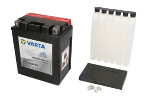 Baterie AGM/Dry charged with acid/Starting (limited sales to consumers) VARTA 12V 12Ah 210A L+ Maintenance free electrolyte included 134x89x164mm Dry charged with acid YTX14AH-BS fits: ARCTIC CAT ARCT